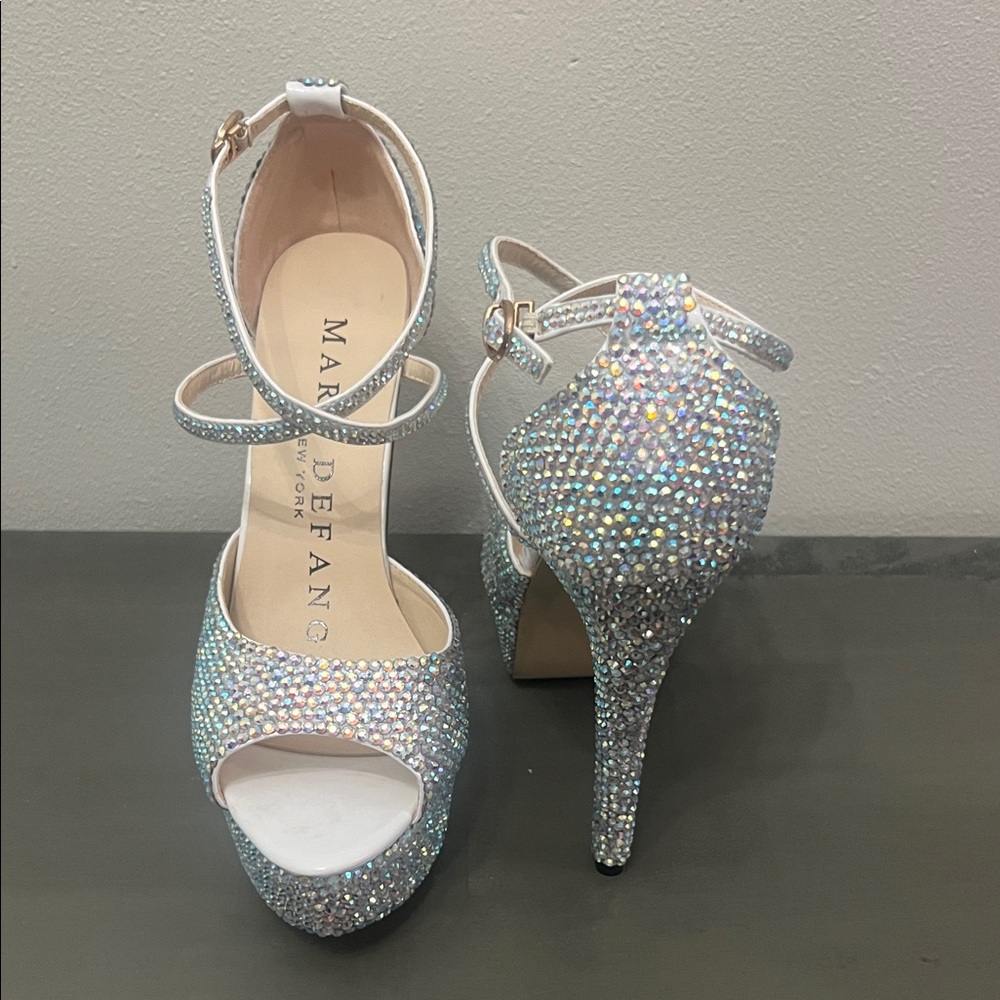 Marc Defang-Krista Platform Heels-Worn Once